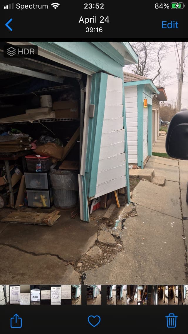 garage Restoration After before